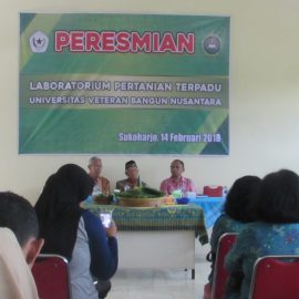 YPPP Veteran Resmikan Laboratorium Pertanian Terpadu Univet Bantara