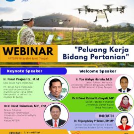 APTSIPI Wil.6 Jawa Tengah beri amanah Fakultas Pertanian Univet Bantara dalam penyelenggaraan Webinar