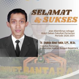 Pelantikan Wakil Dekan Fakultas Pertanian