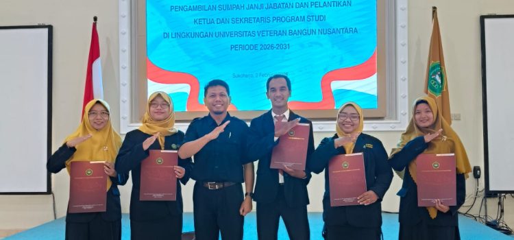 Pelantikan Ketua dan Sekretasis Program Studi di Lingkungan Fakultas Pertanian
